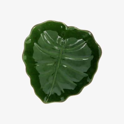 Wolf & Badger Green Fruit Bowl Ceramic Top Medium Catchii