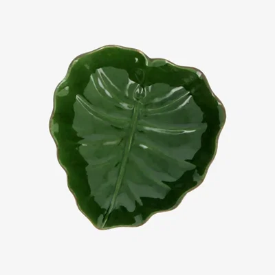 Wolf & Badger Green Fruit Bowl Ceramic Top Medium Catchii