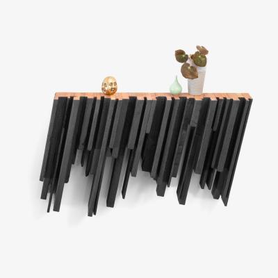 Wolf & Badger Neutrals / Black Skyline Shelf - Black, Neutrals One Size Formr