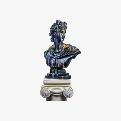Wolf & Badger Black Colourful Apollo Design Artchi