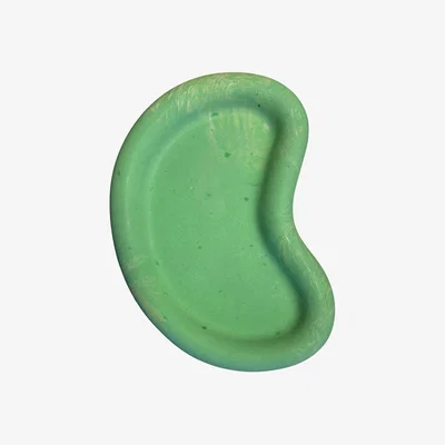 Wolf & Badger Kidney Bean Tray - Green | By Shax