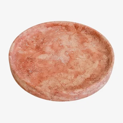 Wolf & Badger Raya Red Travertine Tray One Size Urban Society Studio