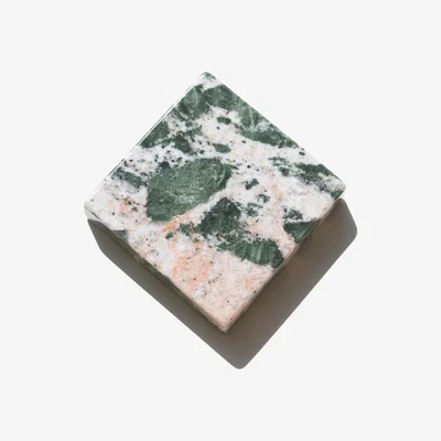 Wolf & Badger Neutrals / Green / Yellow Peach Grains Stone Pedestal One Size The Parmatile Shop