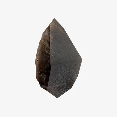 Wolf & Badger Brown Smoky Quartz Point With Golden Rutile | One Size | Lemuria Store