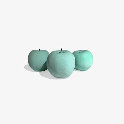 Wolf & Badger Ornamental Concrete Apple Green Set Of 3 Studio Story