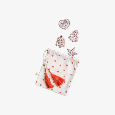 Wolf & Badger Handmade Sugar Saver Ornament - Holiday Gift Edition With Heart Pouch Korissa