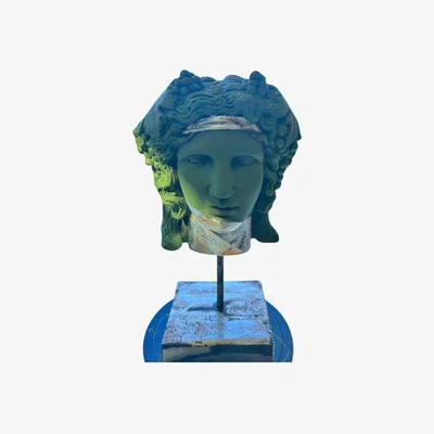 Wolf & Badger Nature's Dionysus: The Green Serenity Bust | Artchi
