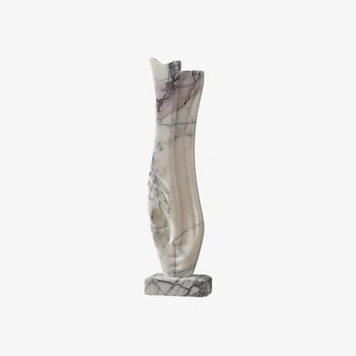 Wolf & Badger Grey Marble Tulip Woman Sculpture – Tall Decorative Art Piece | Anatoliacraft