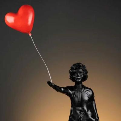 Wolf & Badger Black / Red Balloon Bliss | Artchi