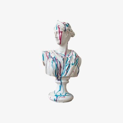Wolf & Badger Artemis Reimagined Sculpture -Multicolor | Artchi