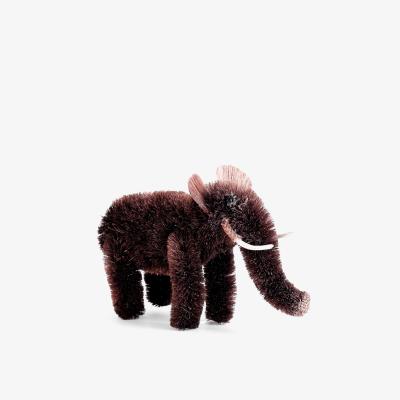 Wolf & Badger Set Of Three Elephant Ornament, Dark Brown - Bottlebrush Ornaments Likhâ