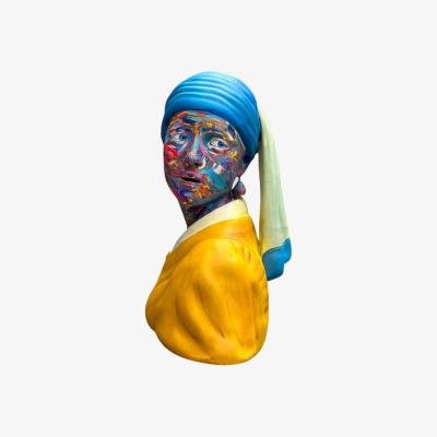 Wolf & Badger Radiant Muse Sculpture - Multi Colour | Artchi