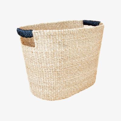Wolf & Badger Black Medium Oval Basket | Likhâ