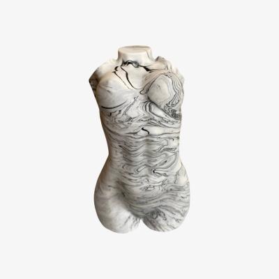Wolf & Badger Marbled Lady Bust - White By Shax