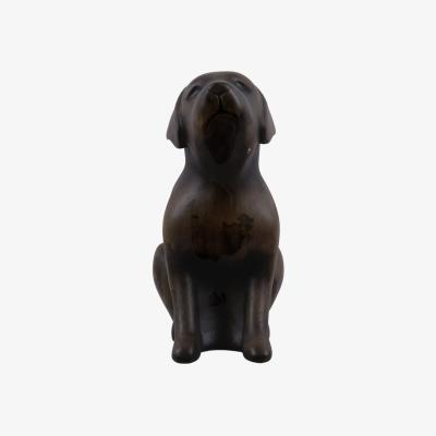 Wolf & Badger Green Weathered Bronze - Sculpture | Artchi