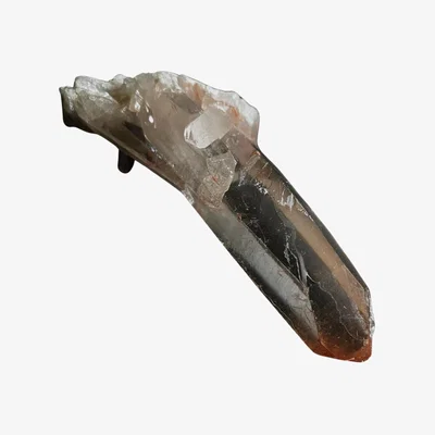 Wolf & Badger Neutrals Pink Lemurian Seed Quartz With Small Seeds Attached | One Size | Lemuria Store