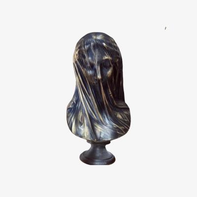 Wolf & Badger Veiled Serenity Sculpture Multicolour | Artchi
