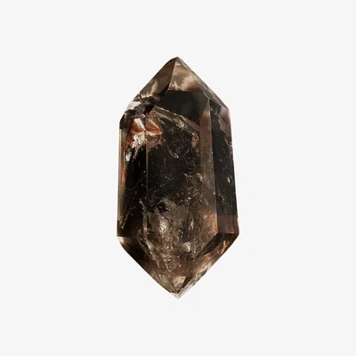 Wolf & Badger Neutrals Double Terminated Smoky Quartz Polished Point | One Size | Lemuria Store