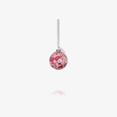 Wolf & Badger Pink / Purple / White Small Berry Marbled Bauble Wildmore