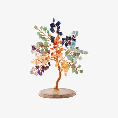 Wolf & Badger Strength & Growth - Chakra Feng Shui Tree | Karma and Luck