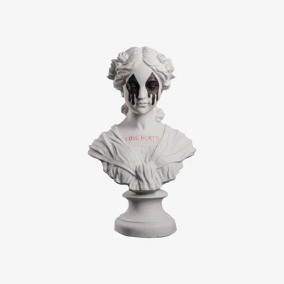 Wolf & Badger White Love Hurts One Size Artchi