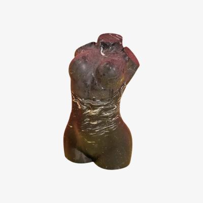 Wolf & Badger Marbled Lady Bust - Black By Shax