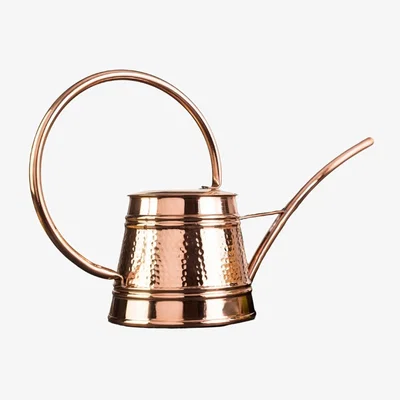 Wolf & Badger Neutrals Pure Copper Watering Can - Handmade Copper Planter Vessel - Long Spout Model | Modeditions