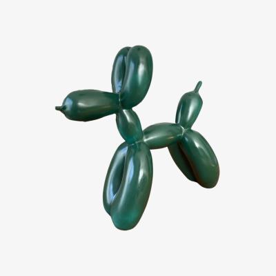 Wolf & Badger Emerald Pup Sculpture - Colour Green | Artchi