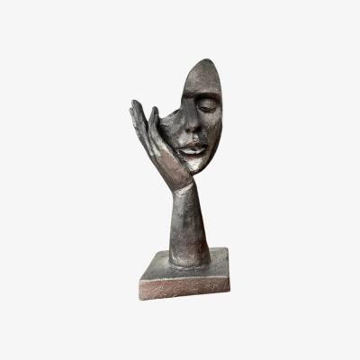 Wolf & Badger Black Mask Design Sculpture Artchi