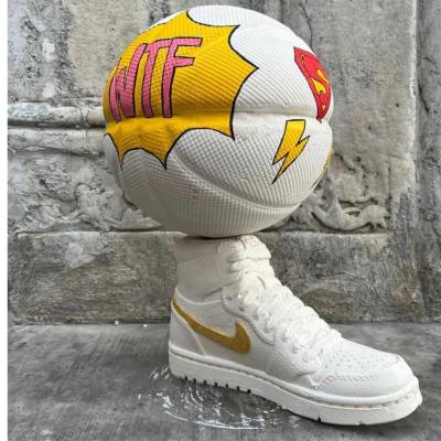 Wolf & Badger Sneaker Slam Jordan & Basketball Pop Art Sculpture | Artchi