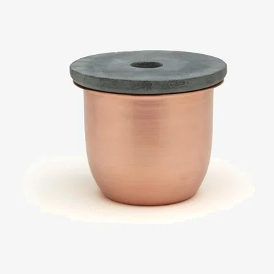Wolf & Badger Neutrals Copper Small Container With Soapstone Lid Grace Souky