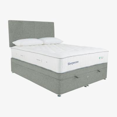 Furniture Village Sleepeezee - Natural Touch 3000 End Ottoman Divan Set - Small Double - Green