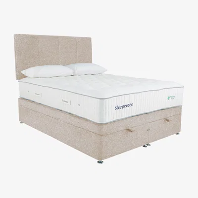 Furniture Village Sleepeezee - Natural Touch 3000 End Ottoman Divan Set - Small Double - Cream