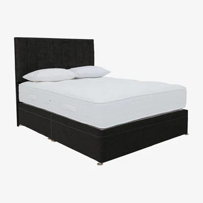 Furniture Village Highgrove - Luxury 2000 Side Ottoman Divan Set - Double