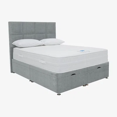 Furniture Village Sleep Story - Hybrid 3000 End Lift Ottoman Divan Set - Small Double