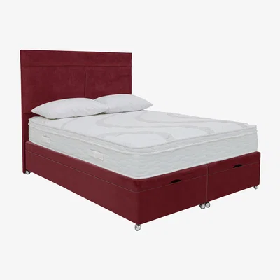 Furniture Village Sleep Story - Latex 3400 End Lift Ottoman Divan Set - Double