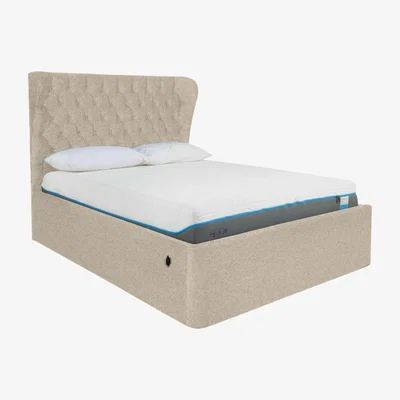 Furniture Village Kendall Electric Ottoman Bed Frame - Double - Gatsby Fossil Hunt