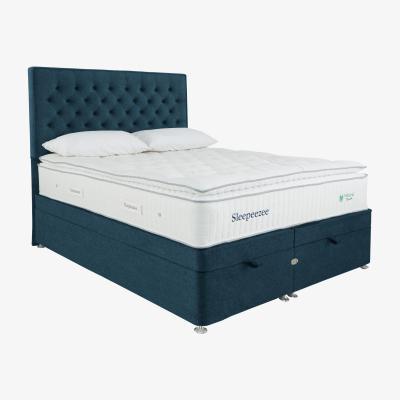 Furniture Village Sleepeezee - Natural Touch 3000 Pillowtop End Ottoman Divan Set - Double - Blue
