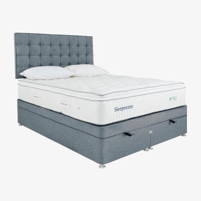Furniture Village Sleepeezee - Natural Touch 2000 Pillowtop End Ottoman Divan Set - Small Double - Blue