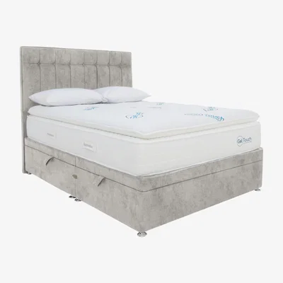 Furniture Village Sleepeezee - Geltouch Advanced 7500 Side-Lift Ottoman Divan Set - Double