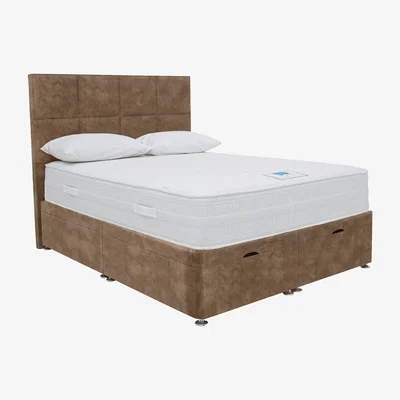 Furniture Village Sleep Story - Hybrid 3000 End Lift Ottoman Divan Set - Double