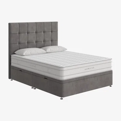 Furniture Village True Gel 10000 Side Ottoman Divan Set - Small Double - Grey