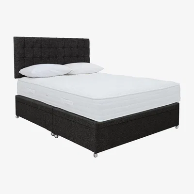 Furniture Village Sleep Story - Ergo 1000 Side Ottoman Divan Set - Double