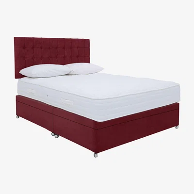 Furniture Village Sleep Story - Ergo 1000 Side Ottoman Divan Set - Small Double