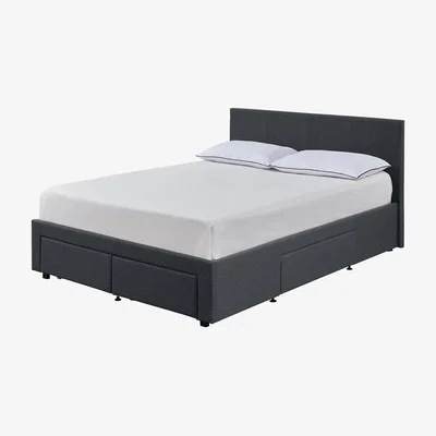 Habitat Habitat Heathdon 4 Drawer Double Bed Frame - Grey