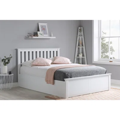 Oak&More Detroit White Double Ottoman