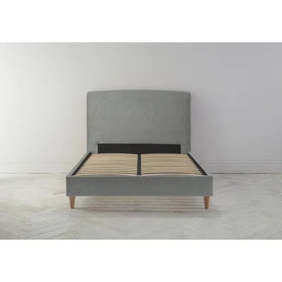 Perch and Parrow Ted 4'6 Double Ottoman Bed Frame in Thyme Green"
