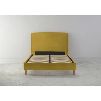 Perch and Parrow Ted 4'6 Double Ottoman Bed Frame in Summer Buttercup"