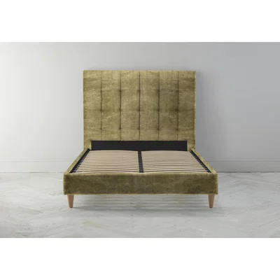 Perch and Parrow Hopper 4'6 Double Ottoman Bed Frame in Dandelion"
