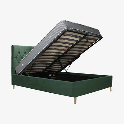The Range Birlea Loxley Ottoman Bed - Green / Double